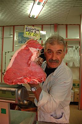 Fresh Florentine steaks - Mercato Centrale